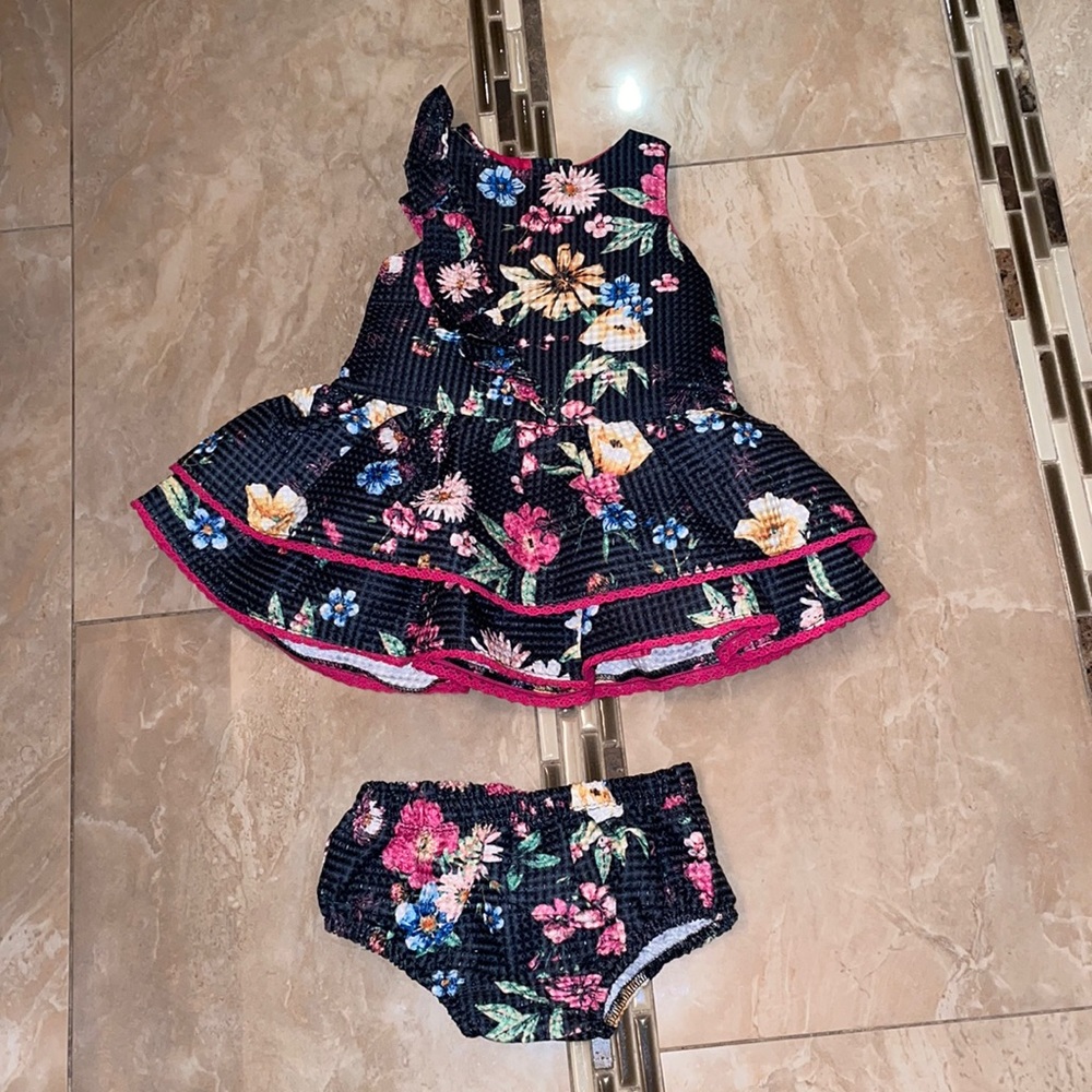 Brand new dress and booties no tag